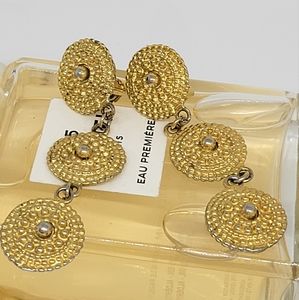 Vintage Dubin Door Knocker Signed Rare Earrings